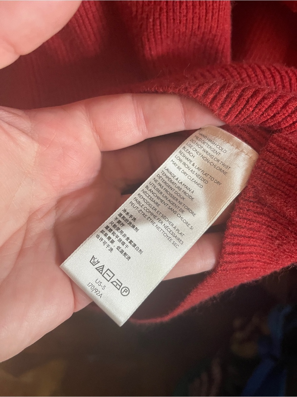 Free People Ribbed Red Turtleneck Sweater - Picture 3 of 7